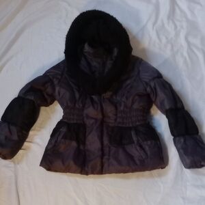 Rothschild Gray and Black Puffer Jacket. Girls 7/8